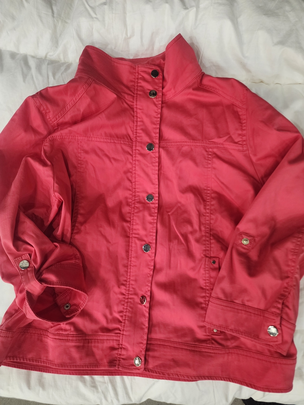Women’s Coral Button-Front Jacket